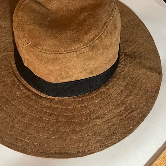 Scala pronto felt festival boho fedora bohemian hat Cocoa camel color - Picture 11 of 11